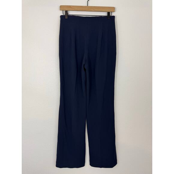Express Navy High Rise Sailor Button Wide Leg Pants XS - Picture 4 of 8